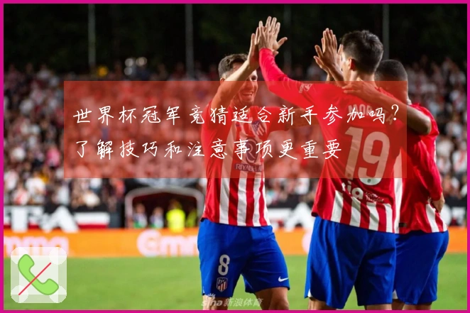 世界杯冠军竞猜适合新手参加吗?了解技巧和注意事项更重要
