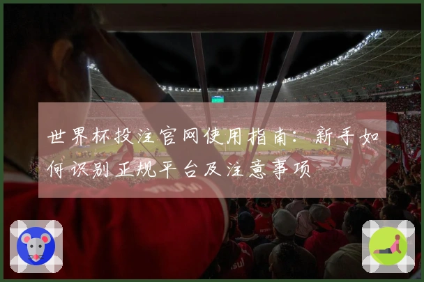 世界杯投注官网使用指南：新手如何识别正规平台及注意事项